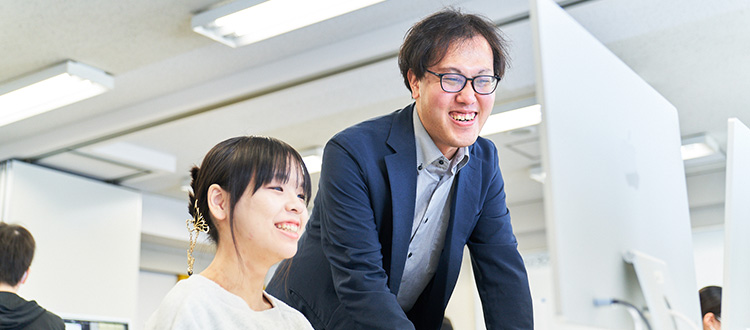 デザインの技術を身につけて<br />
イチ早く社会で活躍する！